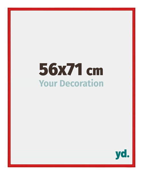 New York Aluminium Bilderrahmen 56x71cm Rot Ferrari Vorne Messe | Yourdecoration.de