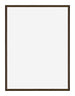 New York Aluminium Bilderrahmen 60x80cm Nussbaum Struktur Vorne | Yourdecoration.de