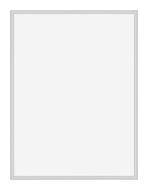 New York Aluminium Bilderrahmen 60x80cm Silber Matt Vorne | Yourdecoration.de