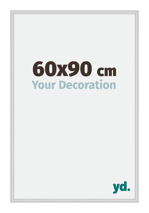 New York Aluminium Bilderrahmen 60x90cm Silber Matt Vorne Messe | Yourdecoration.de