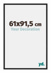 New York Aluminium Bilderrahmen 61x91 5cm Schwarz Matt Vorne Messe | Yourdecoration.de