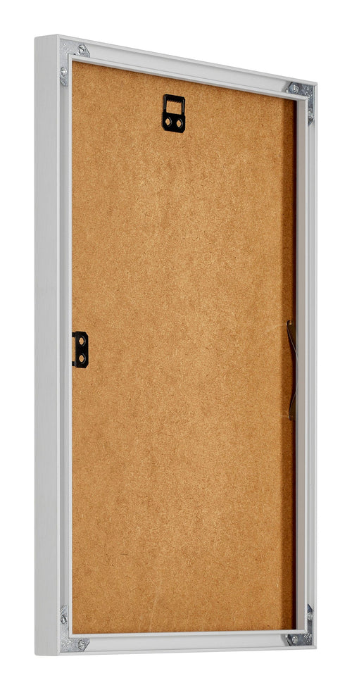 New York Aluminium Bilderrahmen 61x91 5cm Silber Matt Rucksteite Schrag | Yourdecoration.de