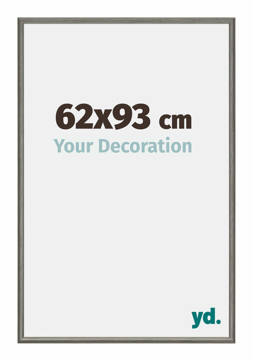 New York Aluminium Bilderrahmen 62x93cm Mercury Struktur Vorne Messe | Yourdecoration.de