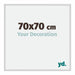New York Aluminium Bilderrahmen 70x70cm Silber Matt Vorne Messe | Yourdecoration.de