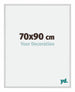 New York Aluminium Bilderrahmen 70x90cm Silber Matt Vorne Messe | Yourdecoration.de