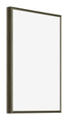 New York Aluminium Bilderrahmen 75x100cm Mercury Struktur Vorne Schrag | Yourdecoration.de