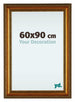 Oxford Holz Bilderrahmen 60x90cm Gold Antik Vorne Messe | Yourdecoration.de