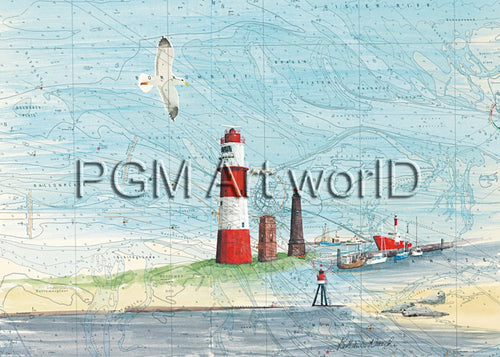 PGM NK 01 Katharina Noack Die Feuer von Borkum Kunstdruck 70x50cm | Yourdecoration.de