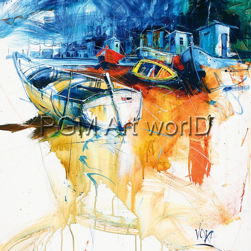 PGM OKA 04 VOKA Trockendock Kunstdruck 70x70cm | Yourdecoration.de