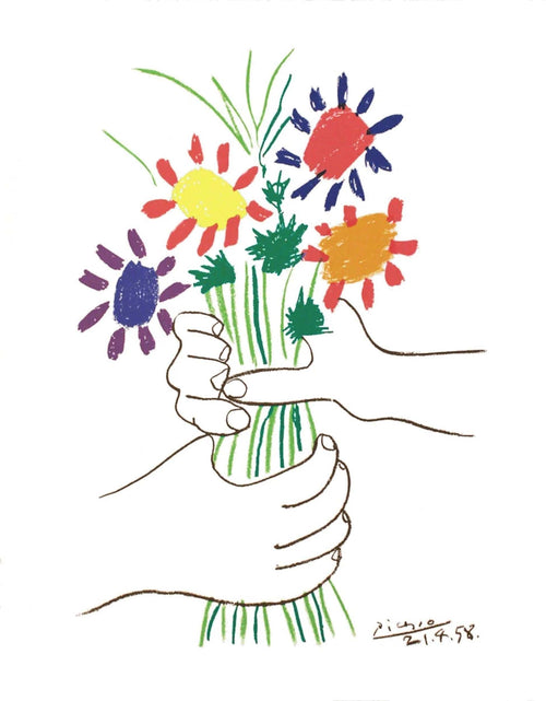 PGM PP 820 Pablo Picasso Bouquet Kunstdruck 60x80cm | Yourdecoration.de