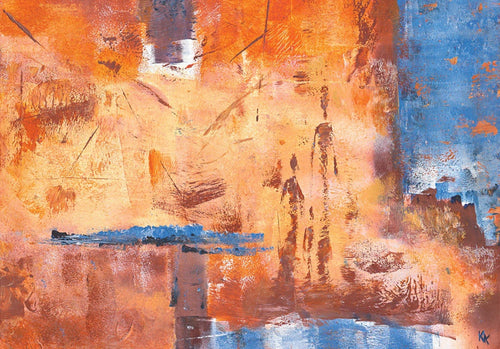 PGM SAK 01 Kirsti Sarikaya Kerzenmenschen I Kunstdruck 100x70cm | Yourdecoration.de