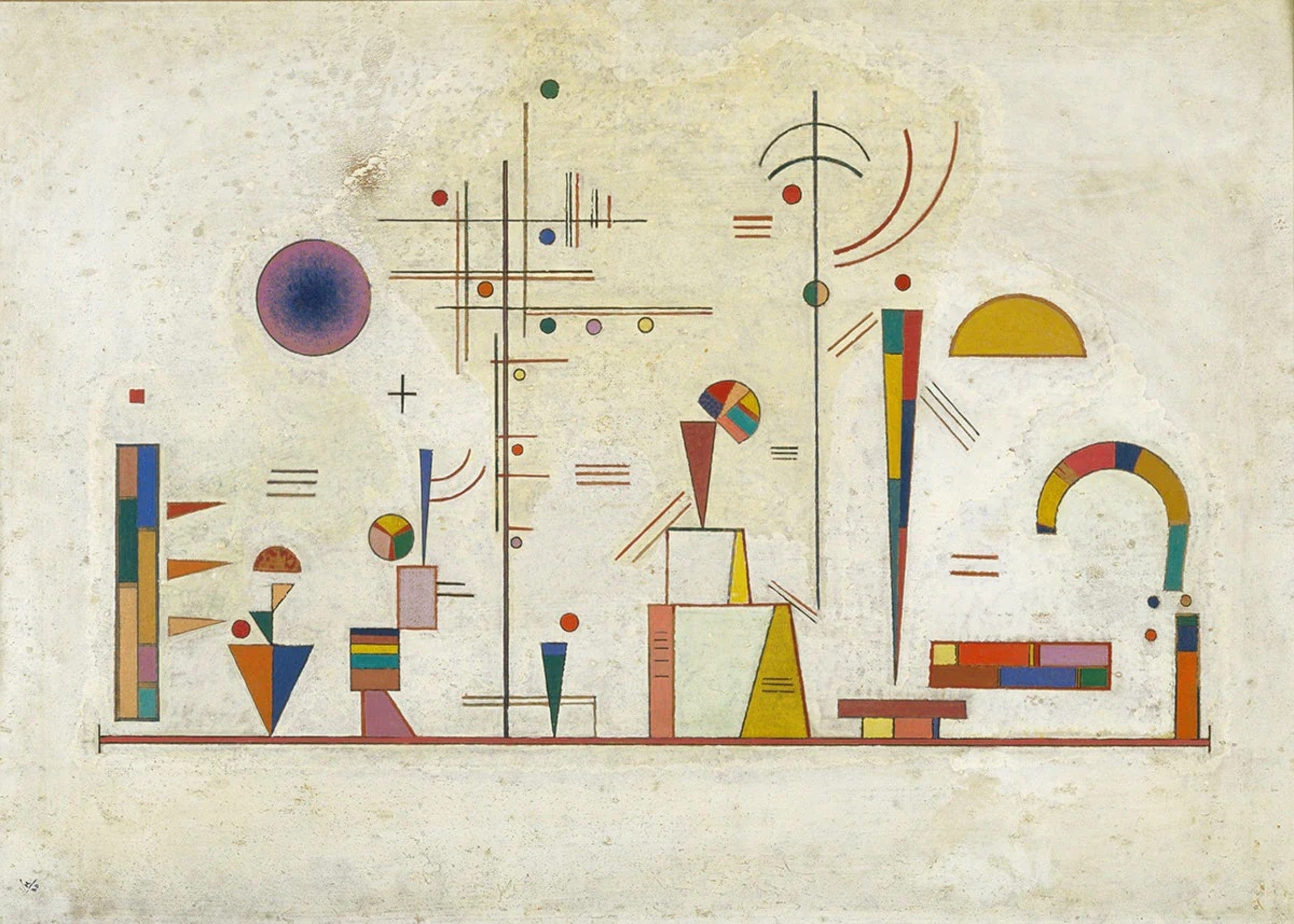 Kunstdruck Kandinsky Ernst Spaß 70x50cm | Yourdecoration.de