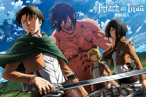 Poster Attack On Titan Ready To Fight 91 5x61cm GBYDCO979 | Yourdecoration.de