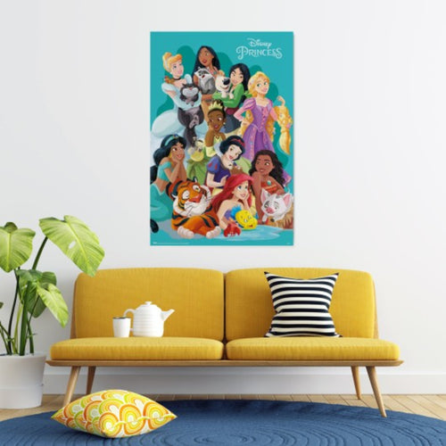Poster Disney Princesses And Pets 61x91 5cm GPE5963 2 | Yourdecoration.de
