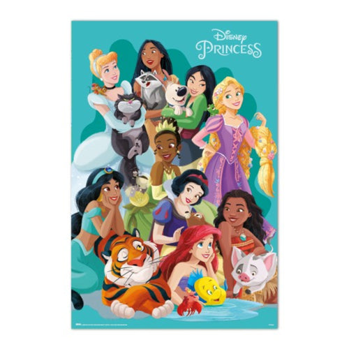 Poster Disney Princesses And Pets 61x91 5cm GPE5963 | Yourdecoration.de