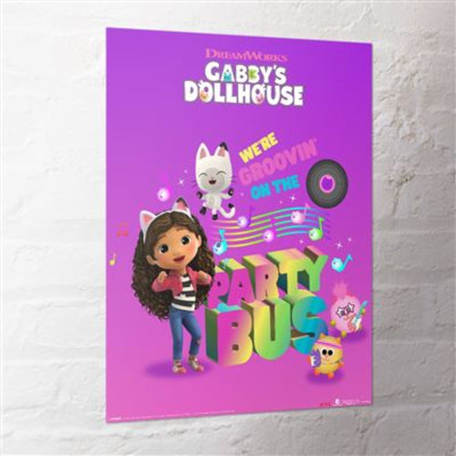 Poster Gabbys Doll House Party Bus 40x50cm MPP2501422 2 | Yourdecoration.de
