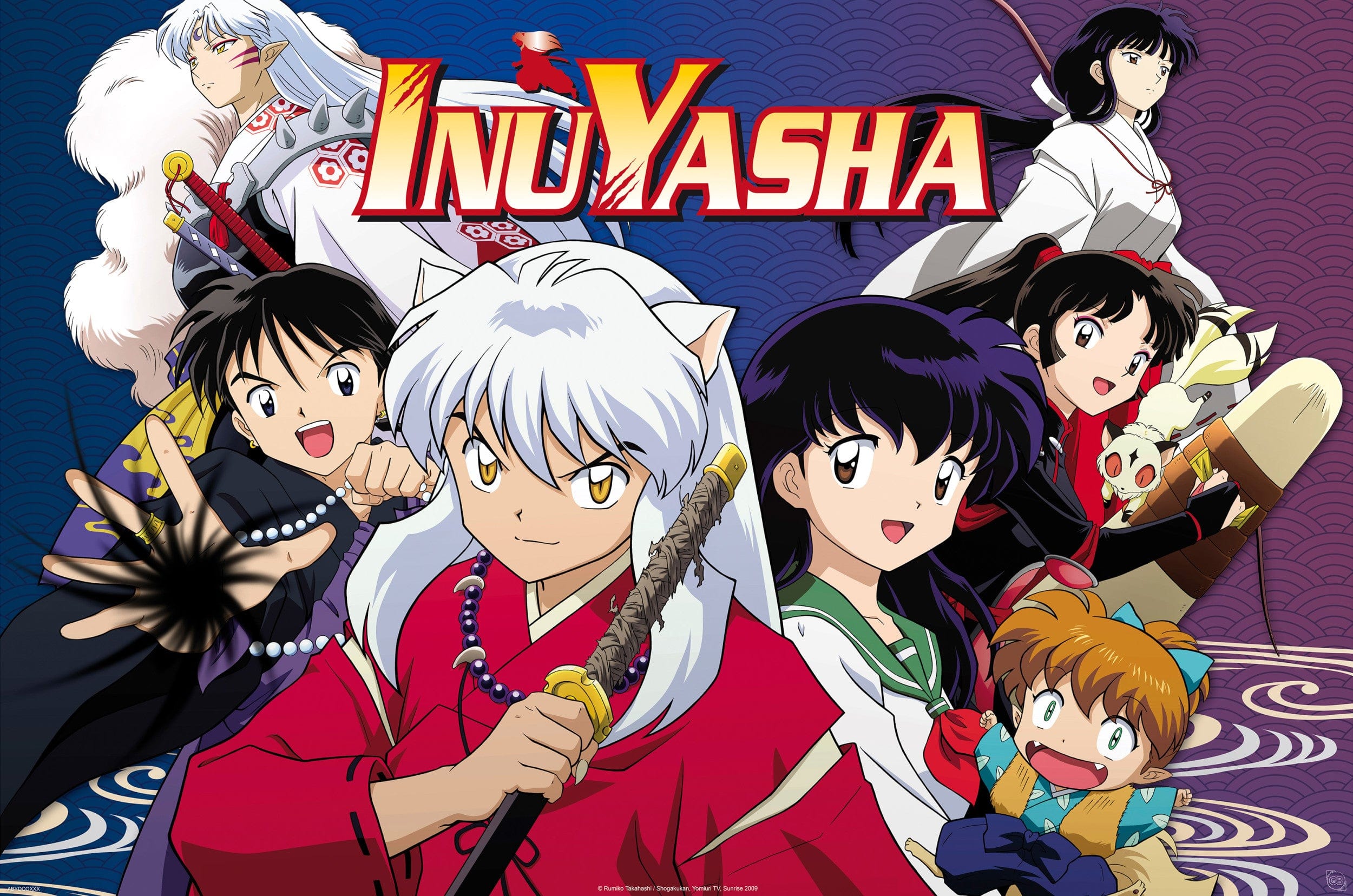 Inuyasha Main Characters Poster 91 5x61cm Yourdecoration de inuyasha-main-characters-poster-91-5x61cm-yourdecoration-de