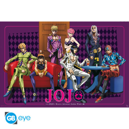 Poster Jojo S Bizarre Adventure Golden Wind Team 91 5x61cm GBYDCOA001 | Yourdecoration.de