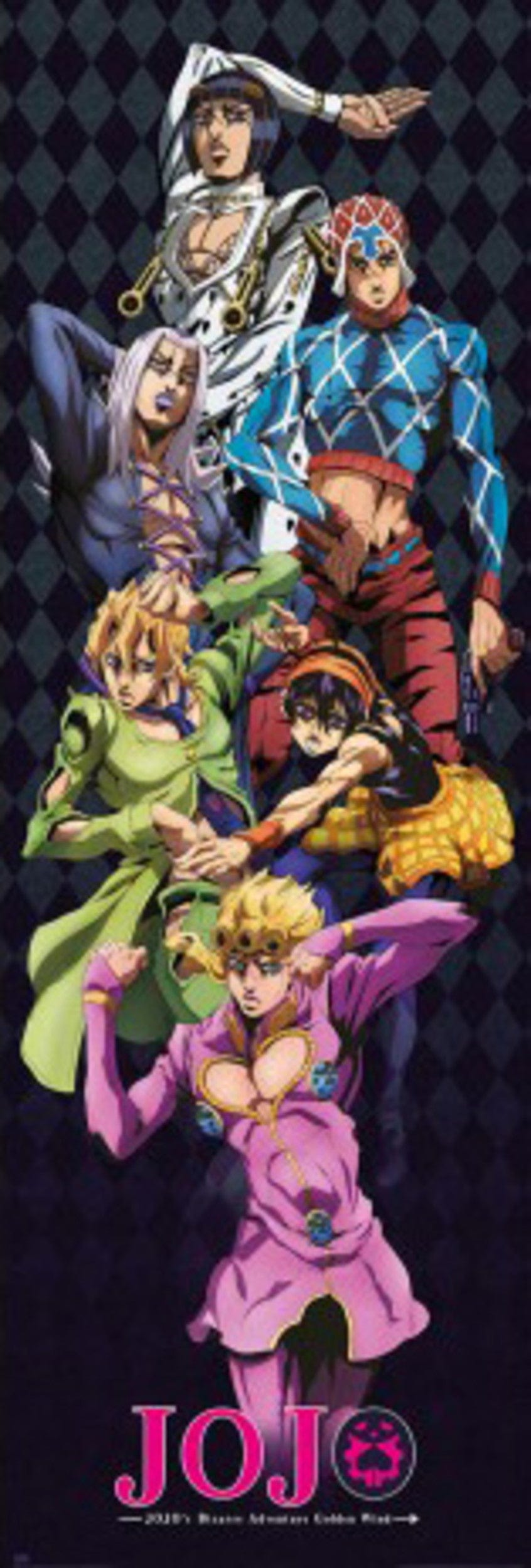 Jojos Bizarre Adventure Poster 53x158cm | Yourdecoration.de