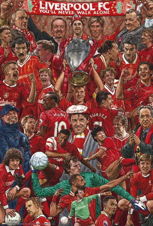 Poster Liverpool Legends 61x91 5cm Grupo Erik GPE6017 | Yourdecoration.de
