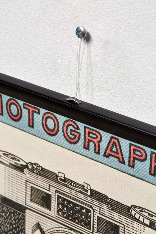 Posterhänger Schwarz 60cm mit aufhangauge | Yourdecoration.de