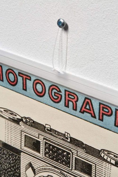 Posterhänger Transparent 100cm mit aufhangauge | Yourdecoration.de