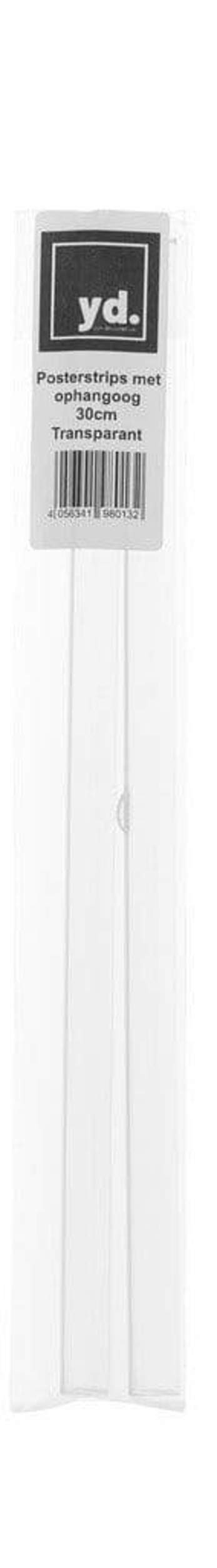 Posterhänger Transparent 30cm mit aufhangauge | Yourdecoration.de