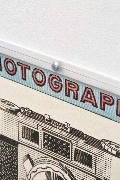 Posterhänger Transparent 40cm mit aufhangeloch | Yourdecoration.de