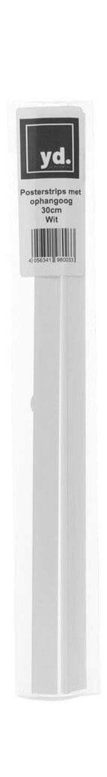 Posterhänger Weiss 30cm mit aufhangauge | Yourdecoration.de