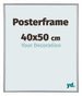 Posterrahmen 40x50cm Silber Kunststoff Paris Messe | Yourdecoration.de