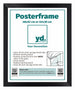Posterrahmen MDF 38x52cm Schwarz Matt Vorne Messe | Yourdecoration.de