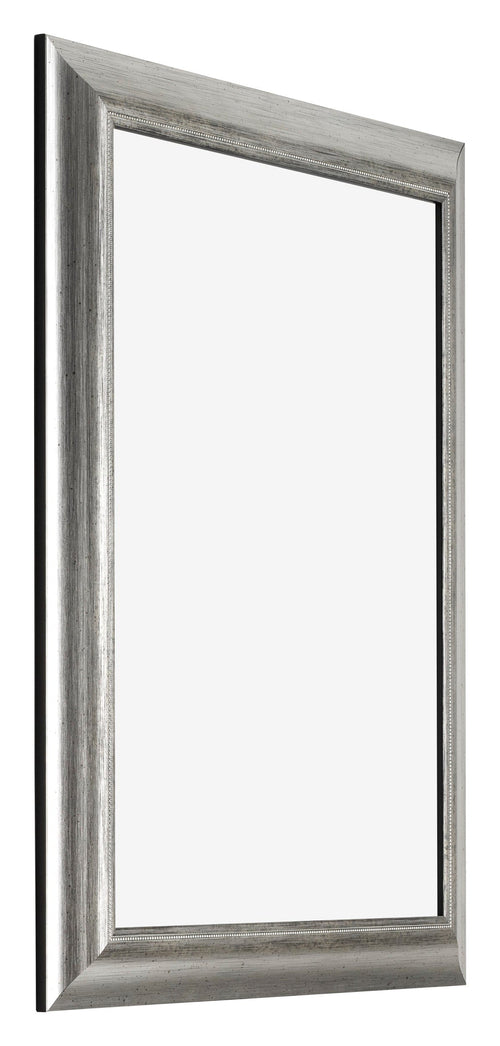 Sheffield Holz Bilderrahmen 18x24cm Silber Schwarz Gewischt Vorne Schrag | Yourdecoration.de