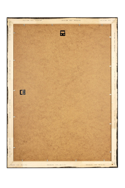 Sheffield Holz Bilderrahmen 25x35cm Silber Schwarz Gewischt Rucksteite | Yourdecoration.de