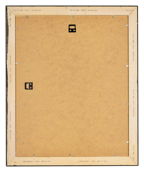 Sheffield Holz Bilderrahmen 70x90cm Silber Schwarz Gewischt Rucksteite | Yourdecoration.de