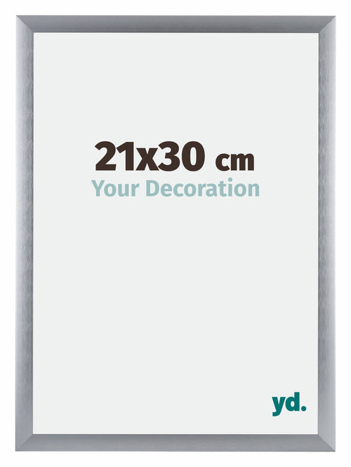 Tucson Aluminium Bilderrahmen 21x30cm Silber Gebürstet Vorne Messe | Yourdecoration.de