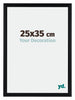 Tucson Aluminium Bilderrahmen 25x35cm Schwarz Gebürstet Vorne Messe | Yourdecoration.de