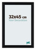 Tucson Aluminium Bilderrahmen 32x45cm Schwarz Geburstet Vorne Messe | Yourdecoration.de