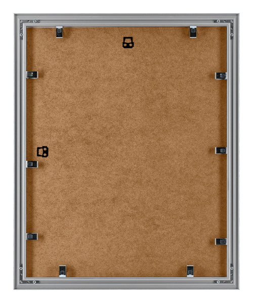 Tucson Aluminium Bilderrahmen 40x45cm Silber Gebürstet Rucksteite | Yourdecoration.de