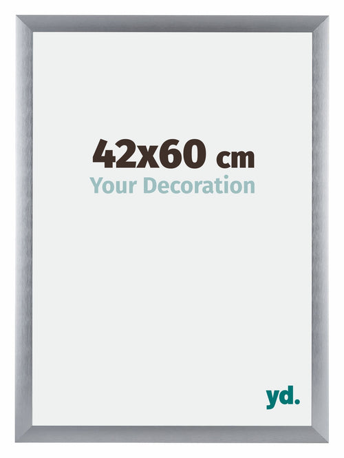 Tucson Aluminium Bilderrahmen 42x60cm Silber Gebürstet Vorne Messe | Yourdecoration.de