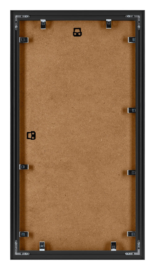Tucson Aluminium Bilderrahmen 45x80cm Schwarz Gebürstet Rucksteite | Yourdecoration.de