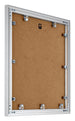 Tucson Aluminium Bilderrahmen 50x50cm Silber Gebürstet Rucksteite Schrag | Yourdecoration.de