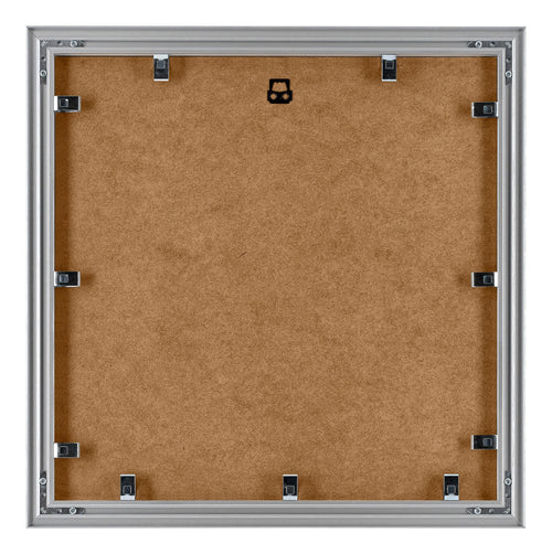 Tucson Aluminium Bilderrahmen 50x50cm Silber Gebürstet Rucksteite | Yourdecoration.de