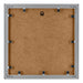 Tucson Aluminium Bilderrahmen 50x50cm Silber Gebürstet Rucksteite | Yourdecoration.de
