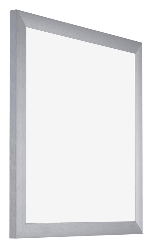 Tucson Aluminium Bilderrahmen 50x50cm Silber Gebürstet Vorne Schrag | Yourdecoration.de