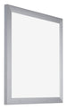Tucson Aluminium Bilderrahmen 50x50cm Silber Gebürstet Vorne Schrag | Yourdecoration.de