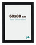 Tucson Aluminium Bilderrahmen 60x80cm Schwarz Gebürstet Vorne Messe | Yourdecoration.de