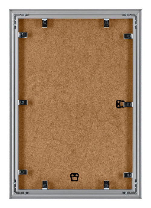 Tucson Aluminium Bilderrahmen 62x93cm Silber Gebürstet Rucksteite | Yourdecoration.de