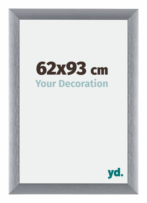 Tucson Aluminium Bilderrahmen 62x93cm Silber Gebürstet Vorne Messe | Yourdecoration.de
