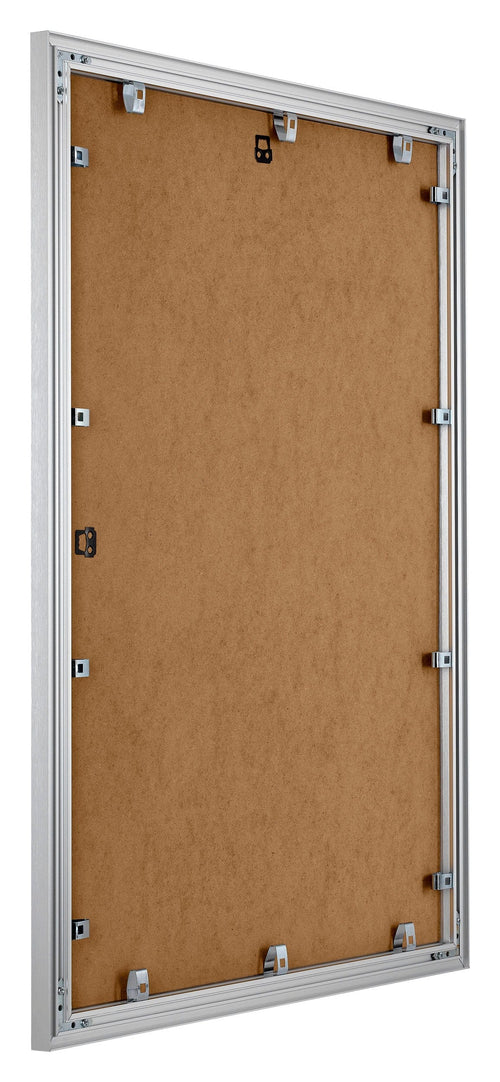 Tucson Aluminium Bilderrahmen 70x100cm Silber Gebürstet Rucksteite Schrag | Yourdecoration.de