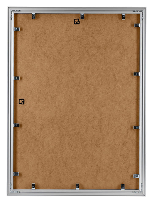 Tucson Aluminium Bilderrahmen 70x100cm Silber Gebürstet Rucksteite | Yourdecoration.de